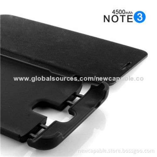 External Backup Battery Case for Samsung Note 3, 4,500mAh Capacity with Various Colors Available
